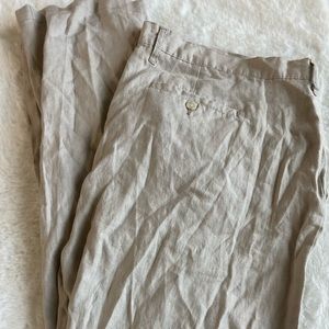 Saks fifth avenue 100% linen dress pants